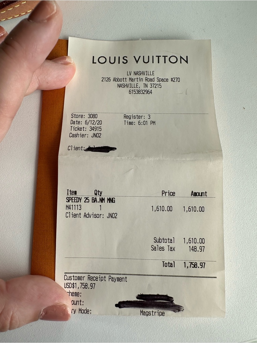 Louis Vuitton Brown Monogram Canvas Speedy with Natural Vachetta Trim - Picture 11 of 16